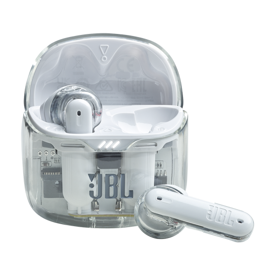 Наушники JBL Tune Flex Ghost (белый, китайская версия) (JBLTFLEXGWHTCN)