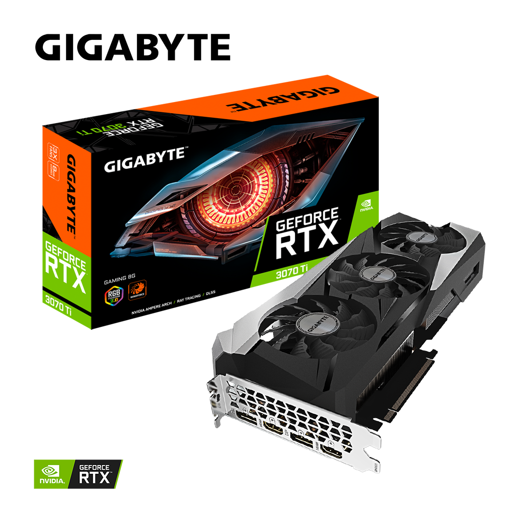 Видеокарта Gigabyte RTX 3070Ti GAMING (GV-N307TGAMING-8GD)