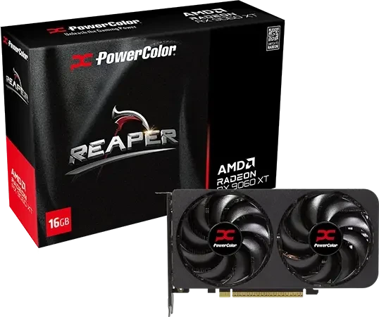 Видеокарта PowerColor Reaper RX9060XT 16G-A