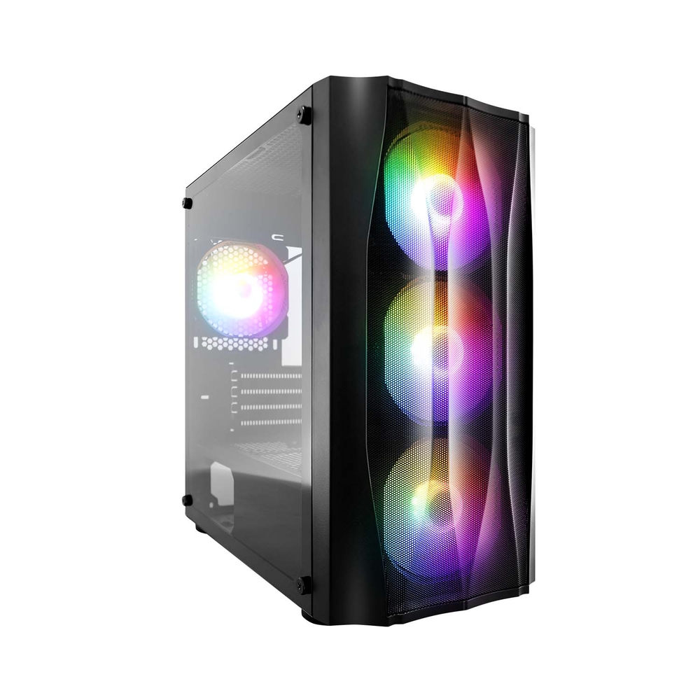 Корпус 1stPlayer Firebase X3-M (черный) (X3-M-BK-4F1)
