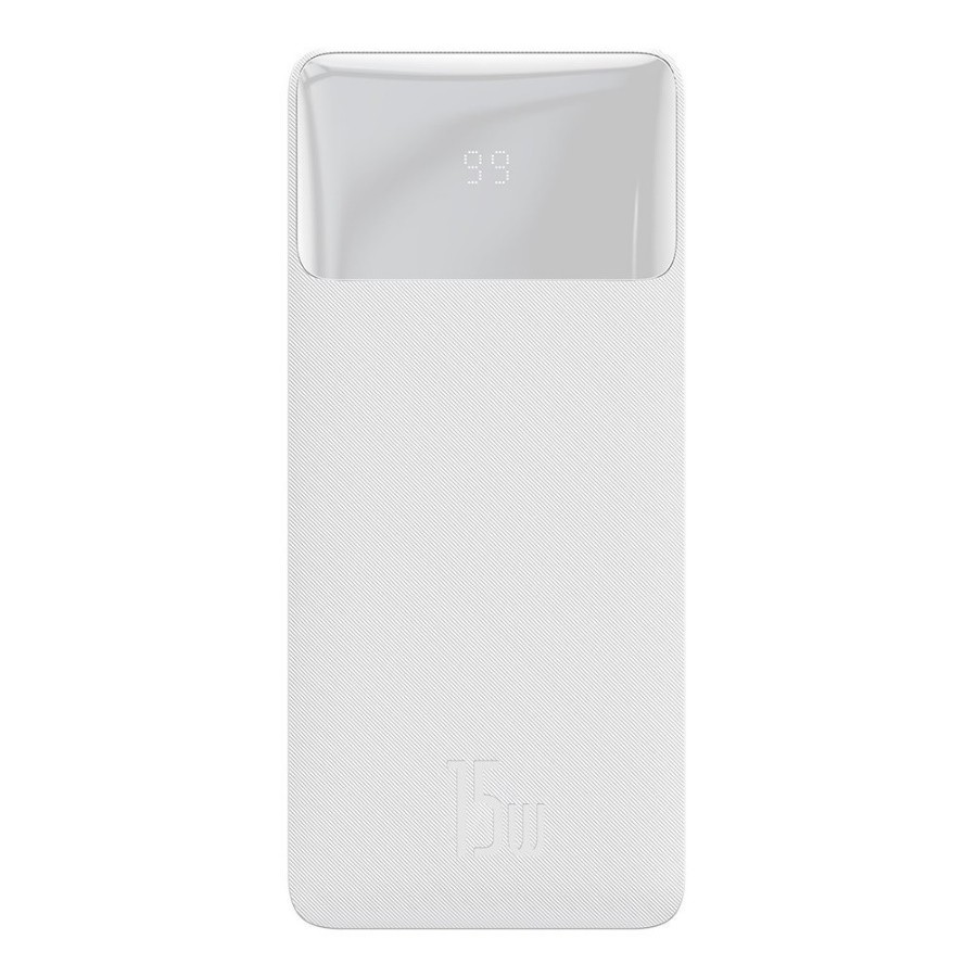 Портативное зарядное устройство Baseus Bipow Digital Display PPDML-K02 (белый)