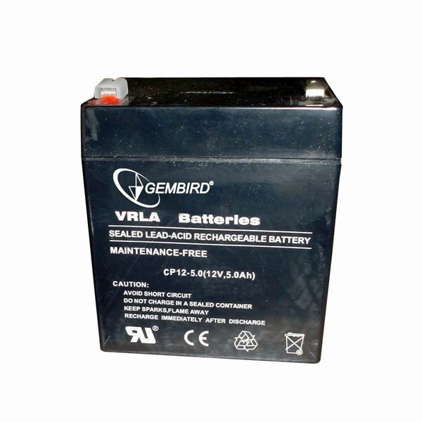 Аккумулятор для ИБП Gembird BAT-12V5AH (12V, 5Ah)