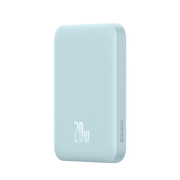 Портативное зарядное устройство Baseus Magnetic Mini Wireless Fast Charge Power Bank 20W (голубой) (PPCX110103)