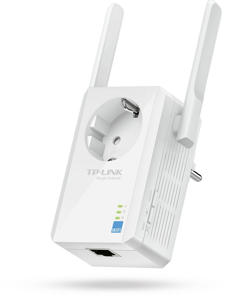 Усилитель wi-fi (репитер) TP-LINK TL-WA860RE (300Mbit/s, LAN, сквозная розетка)