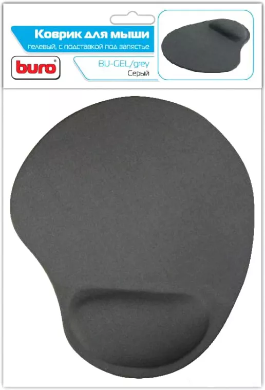 Коврик для мыши Buro Gel Gray (BU-GEL)