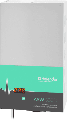 Стабилизатор напряжения Defender ASW 500D (99044)