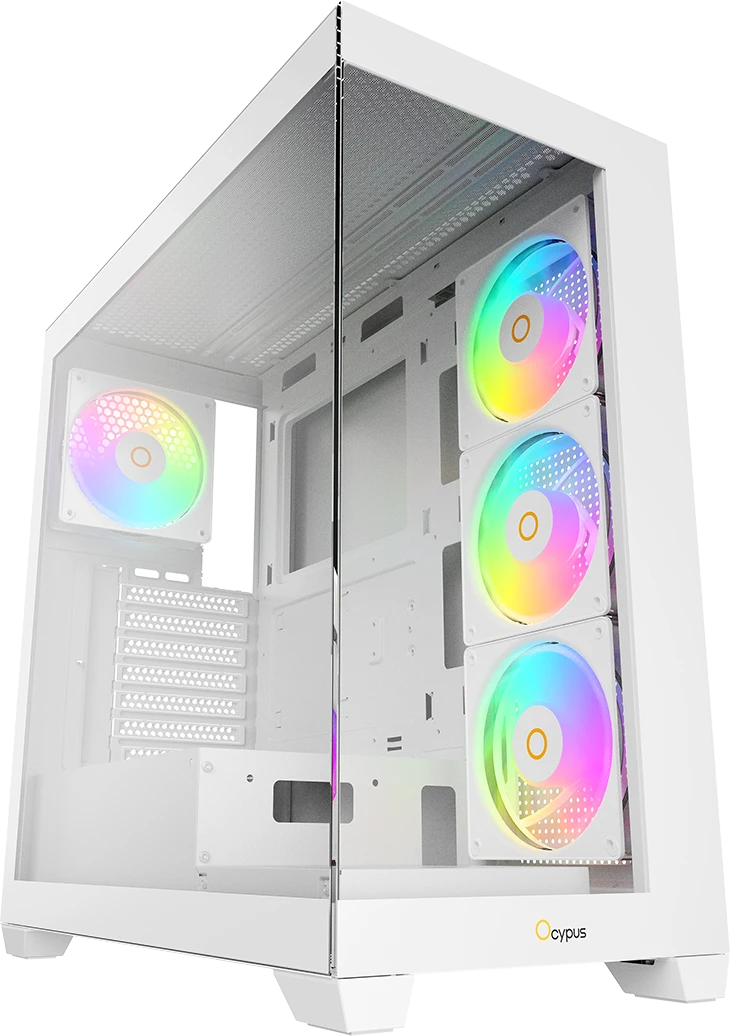 Корпус Ocypus Gamma C72 WH ARGB (Gamma-C72-WHD400XX-GL)