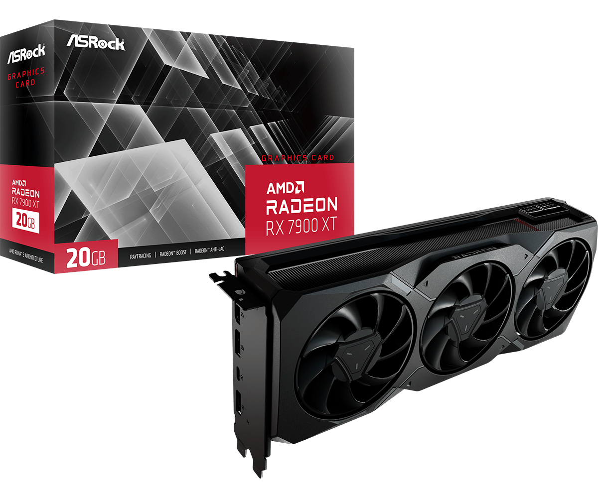 Видеокарта ASRock RX 7900 XT 20G (RADEON RX 7900XT 20G)