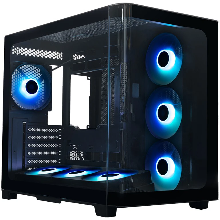 Корпус XASTRA QR500 7ARGB-FC-C6-UC (черный) (QR500-2FA36A-1FC12A-C6-UC)