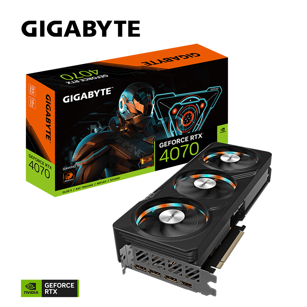 Видеокарта Gigabyte RTX 4070 Gaming (GV-N4070GAMING-12GD)