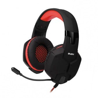 Наушники Sven AP-G988MV Gaming Black-Red (мониторные, закрытые, 20-20000 Гц, 32 Ом)