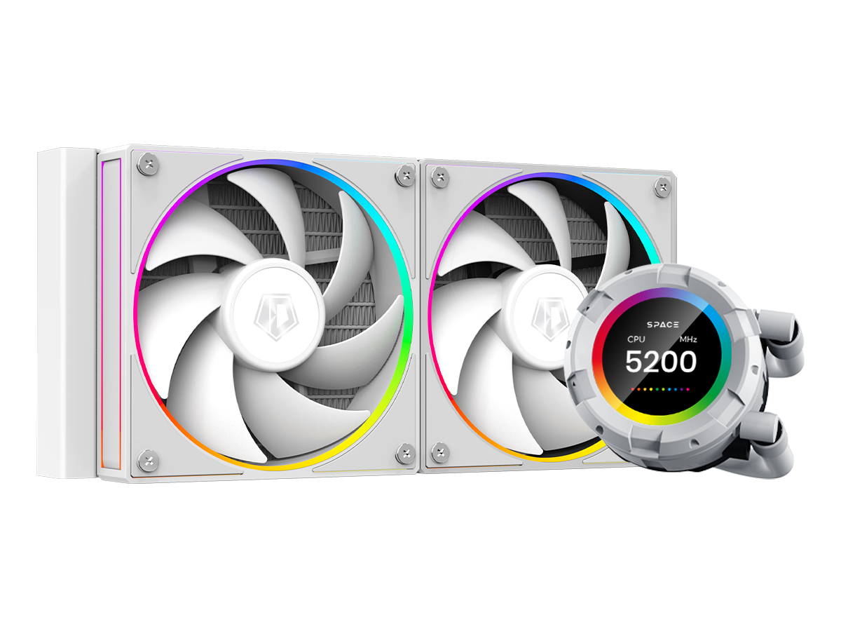 Система жидкостного охлаждения ID-Cooling SL240 White
