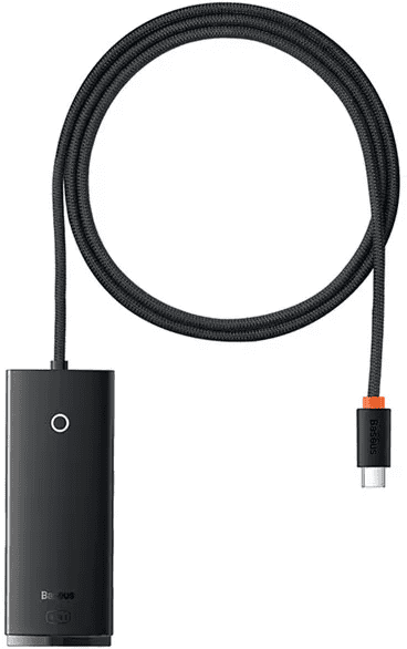 Разветвитель USB Baseus Lite Series Black (WKQX030401)