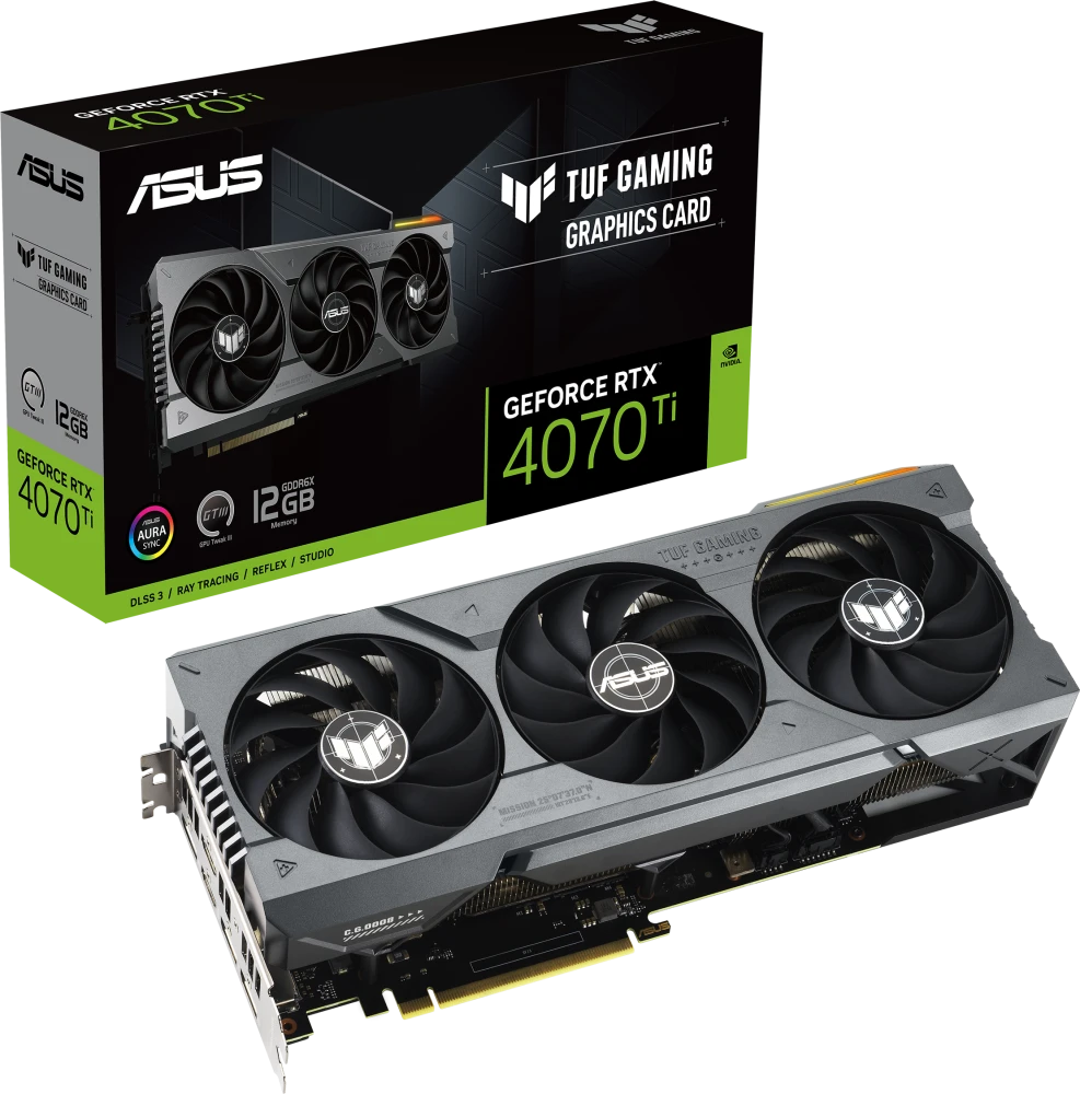 Видеокарта Asus RTX 4070Ti TUF Gaming (TUF-RTX4070TI-12G-GAMING)