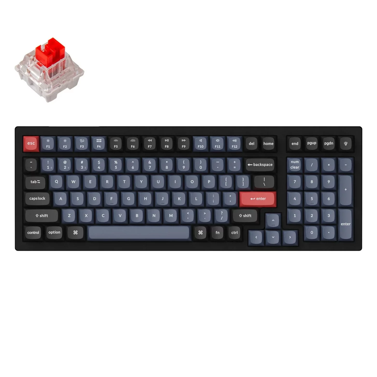Клавиатура Keychron K4 Pro (K4P-H1-RU) (Keychron K pro Red Switch)