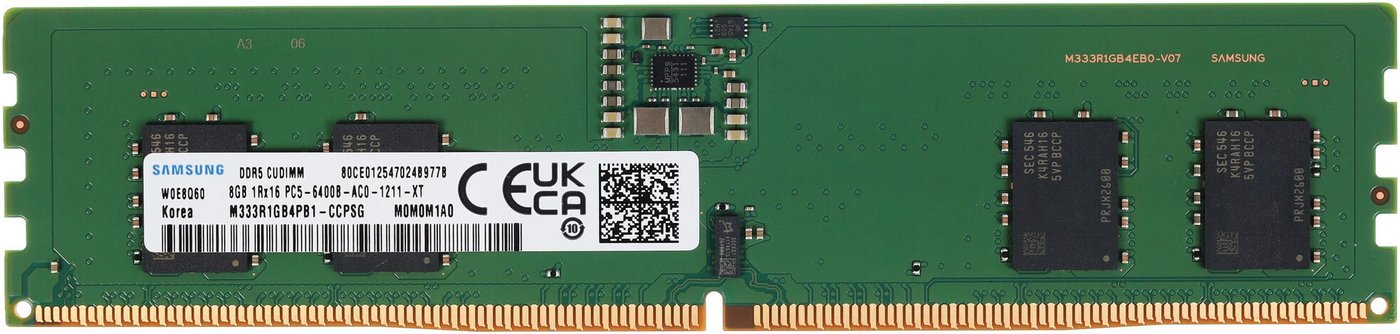 Оперативная память Samsung 8Gb DDR5 6400MHz CL52 (M333R1GB4PB1-CCPSG)