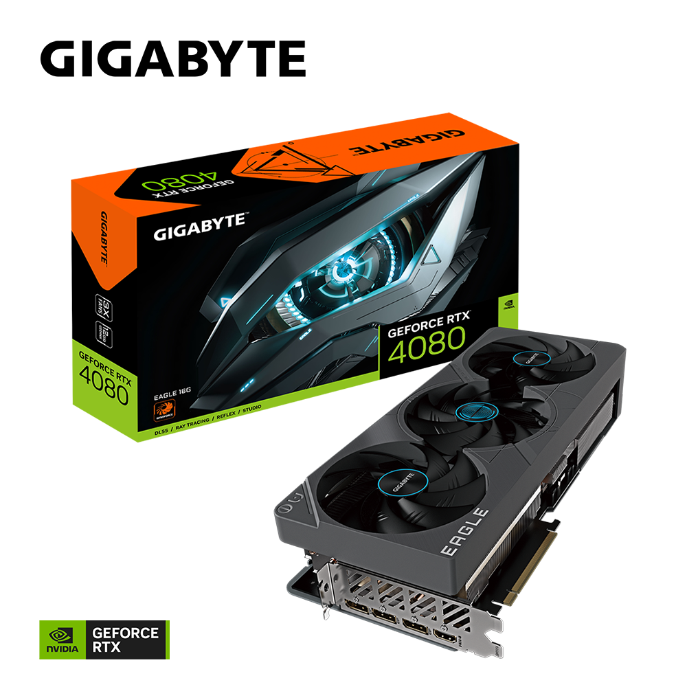Видеокарта Gigabyte RTX 4080 Eagle (GV-N4080EAGLE-16GD)