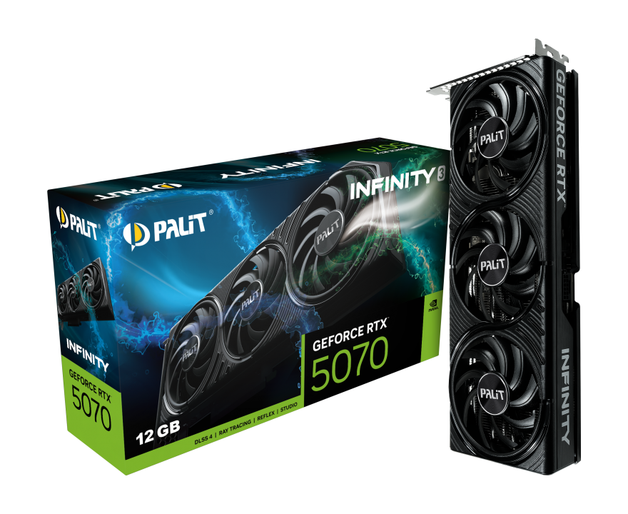Видеокарта Palit RTX 5070 Infinity 3 (NE75070019K9-GB2050S)