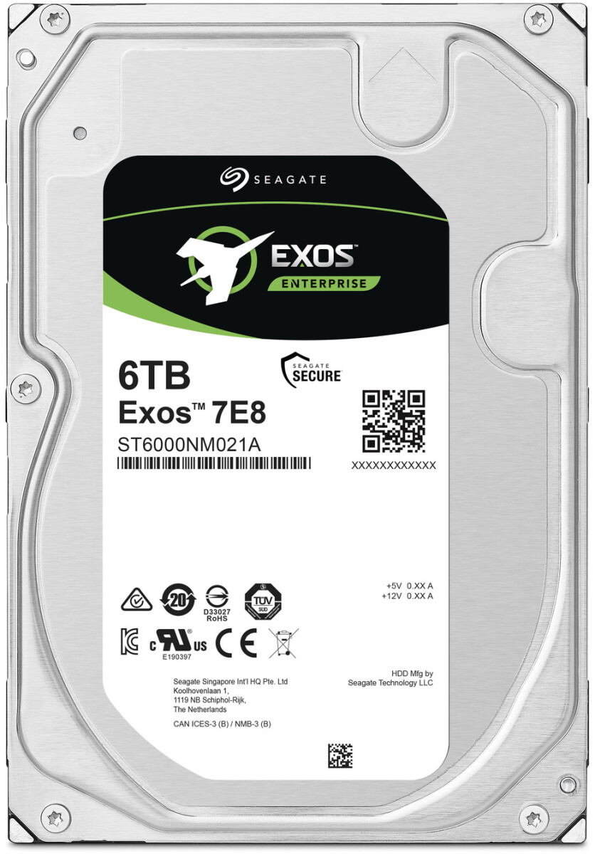 Жесткий диск 6Tb Seagate Exos 7E8 (ST6000NM021A)
