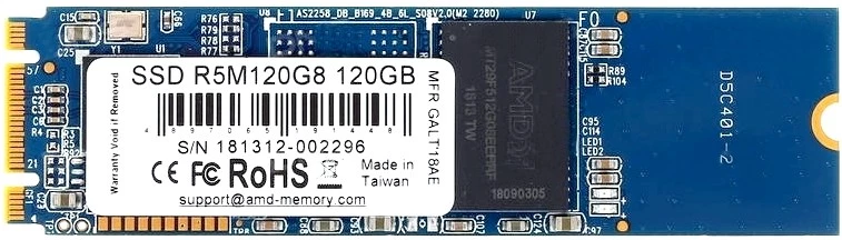 Жесткий диск SSD 120Gb AMD Radeon R5 (R5M120G8)