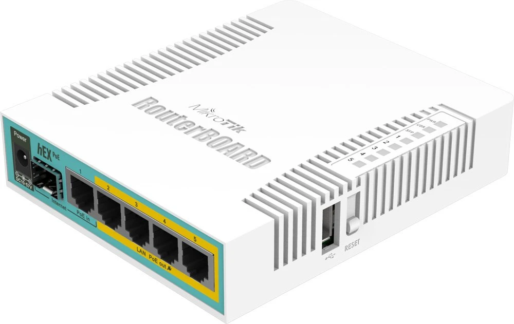 Маршрутизатор MikroTik hEX PoE (RB960PGS)