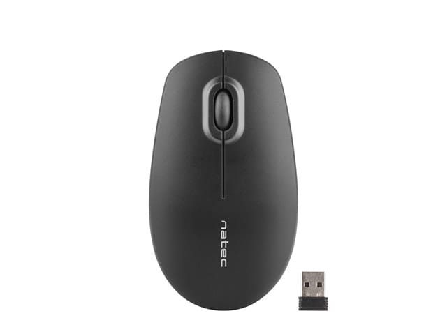 Мышь Natec MERLIN (NMY-0897) 1600dpi Black Wireless