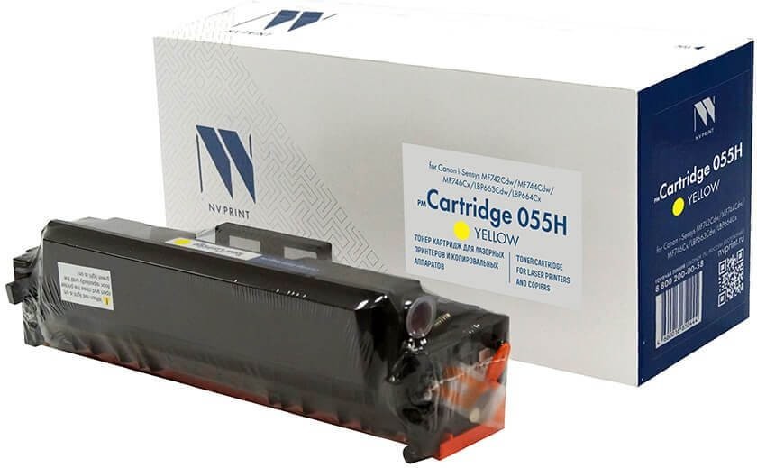 Картридж NV Print NV-055HY Yellow