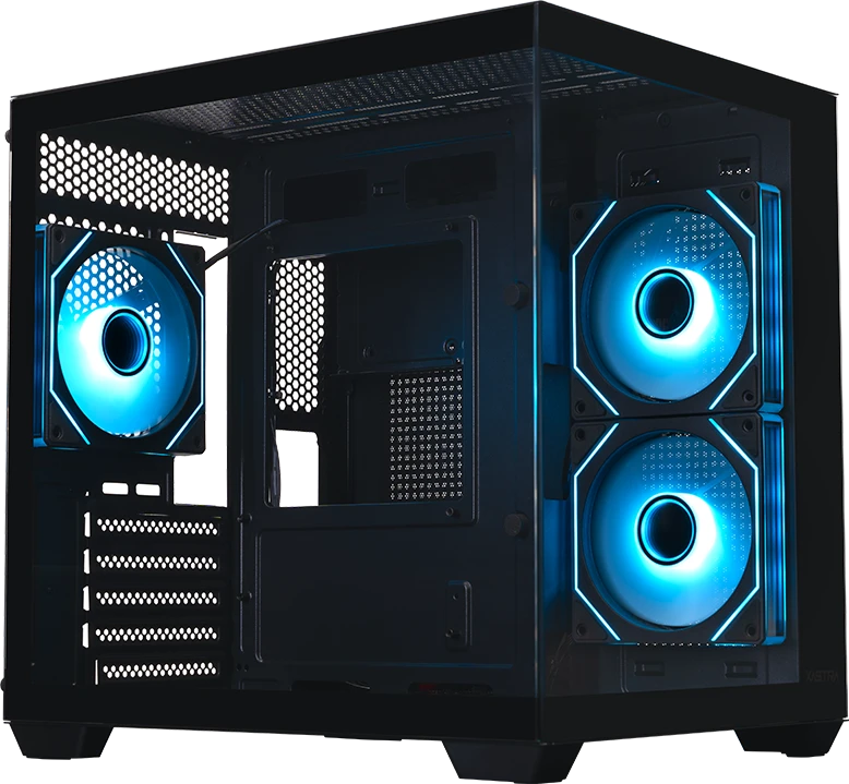 Корпус XASTRA QW400M 3ARGB-C6-AC (черный) (QW400M-3FM12A-C6-AC)