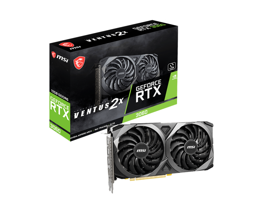 Видеокарта MSI RTX 3060 (RTX 3060 VENTUS 2X 12G)