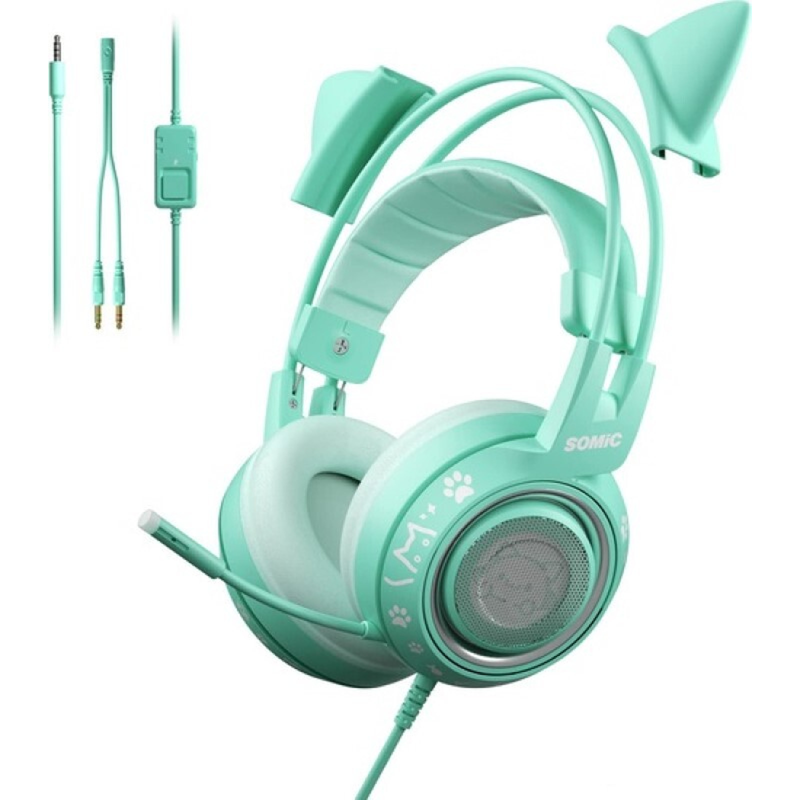 Наушники Somic G951S (бирюзовый)