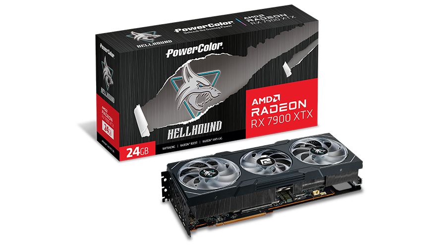 Видеокарта PowerColor RX 7900 XT (RX7900XTX 24G-L/OC)