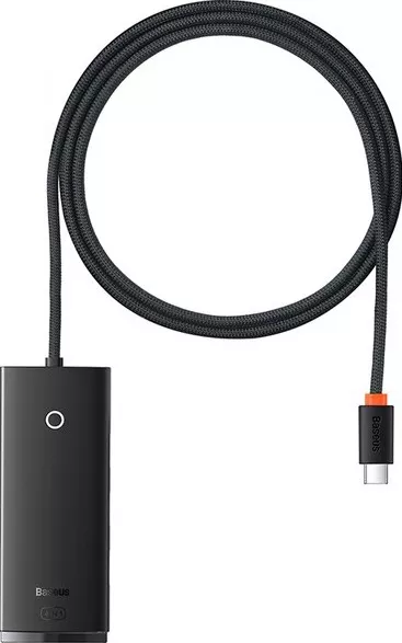Разветвитель USB Baseus Lite Series Black (WKQX030501)