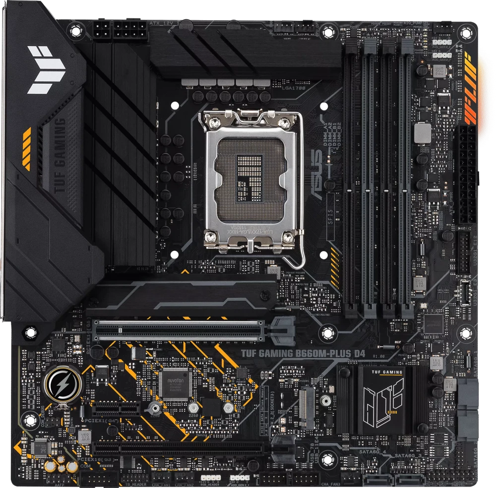 Материнская плата Asus TUF Gaming B660M-PLUS D4