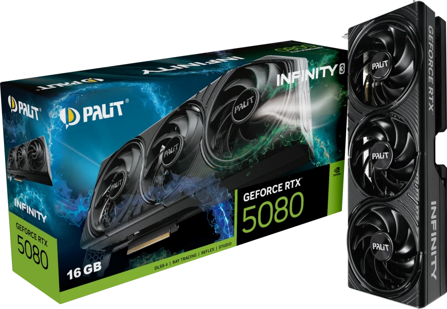 Видеокарта Palit RTX 5080 Infinity 3 (NE75080019T2-GB2035S)