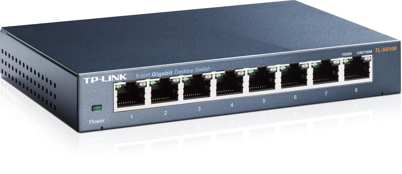 Коммутатор TP-Link TL-SG108 8port 10/100/1000Mbps