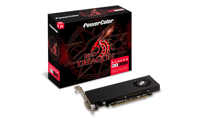 Видеокарта PowerColor RX 550 Red Dragon (AXRX 550 4GBD5-HLE)
