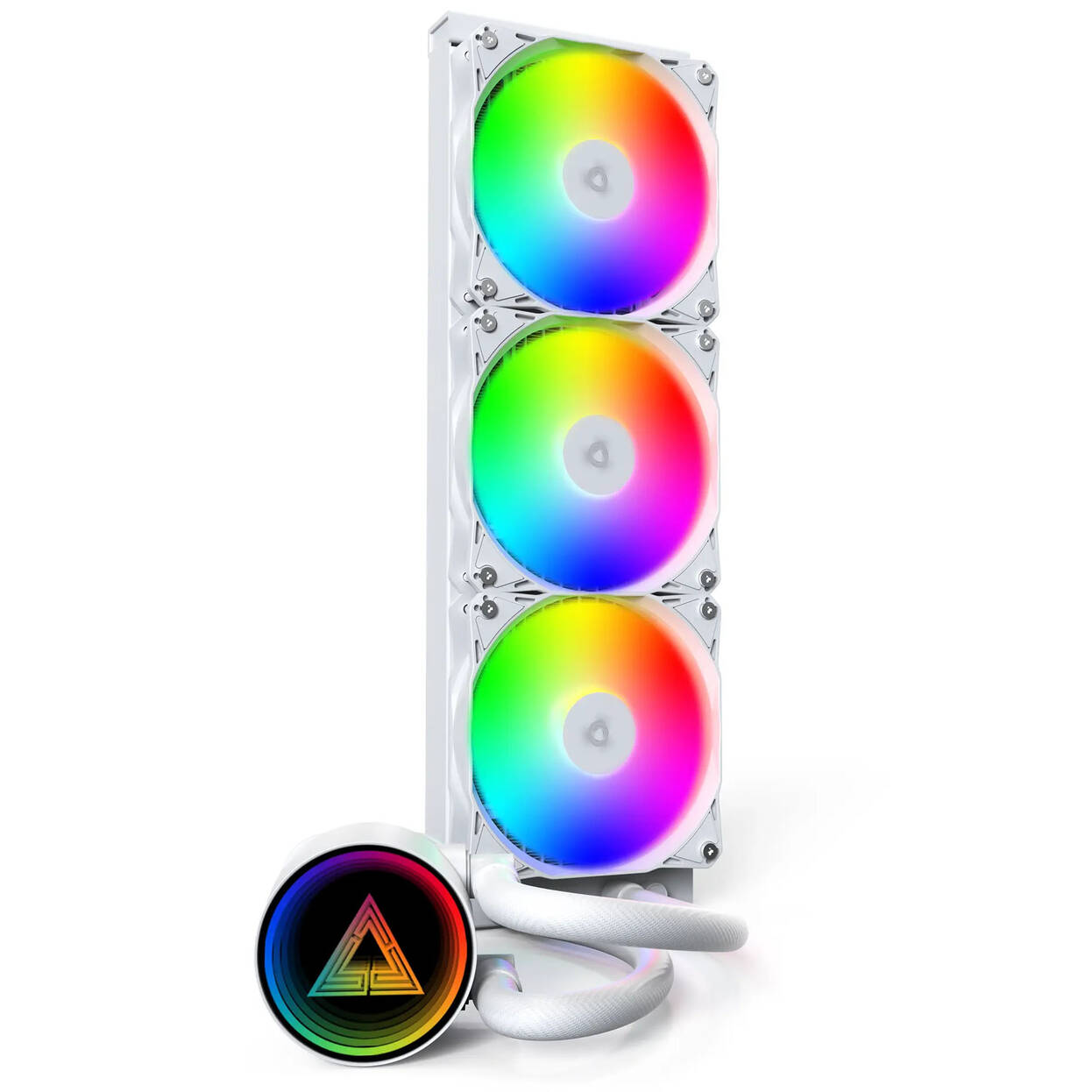 Система жидкостного охлаждения Montech LightFlow ARGB 360 (белый)