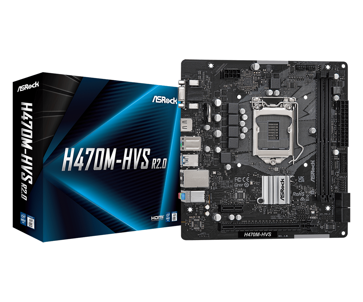 Материнская плата ASRock H470M-HVS R2.0