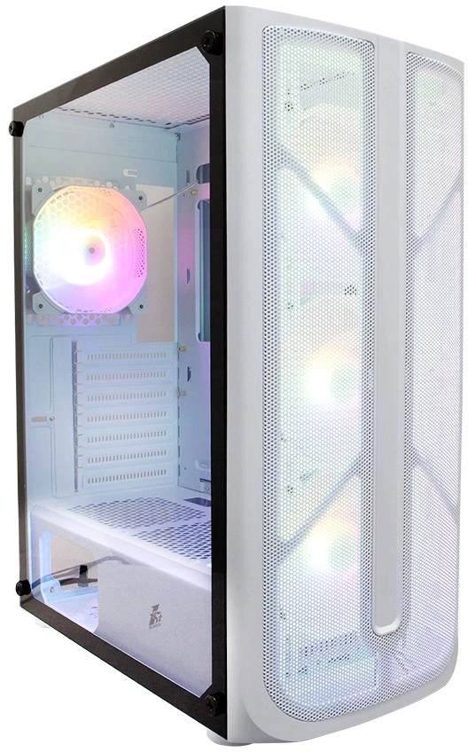 Корпус 1stPlayer Firebase X4-WH (белый) (X4-WH-4F1-W)