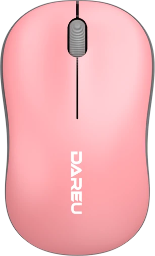 Мышь Dareu LM106G (розовый/серый)