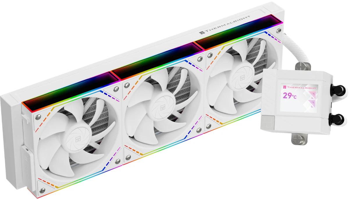Система жидкостного охлаждения ThermalRight Core Matrix 360 Vision ARGB (белый) (TRCM360VAW)