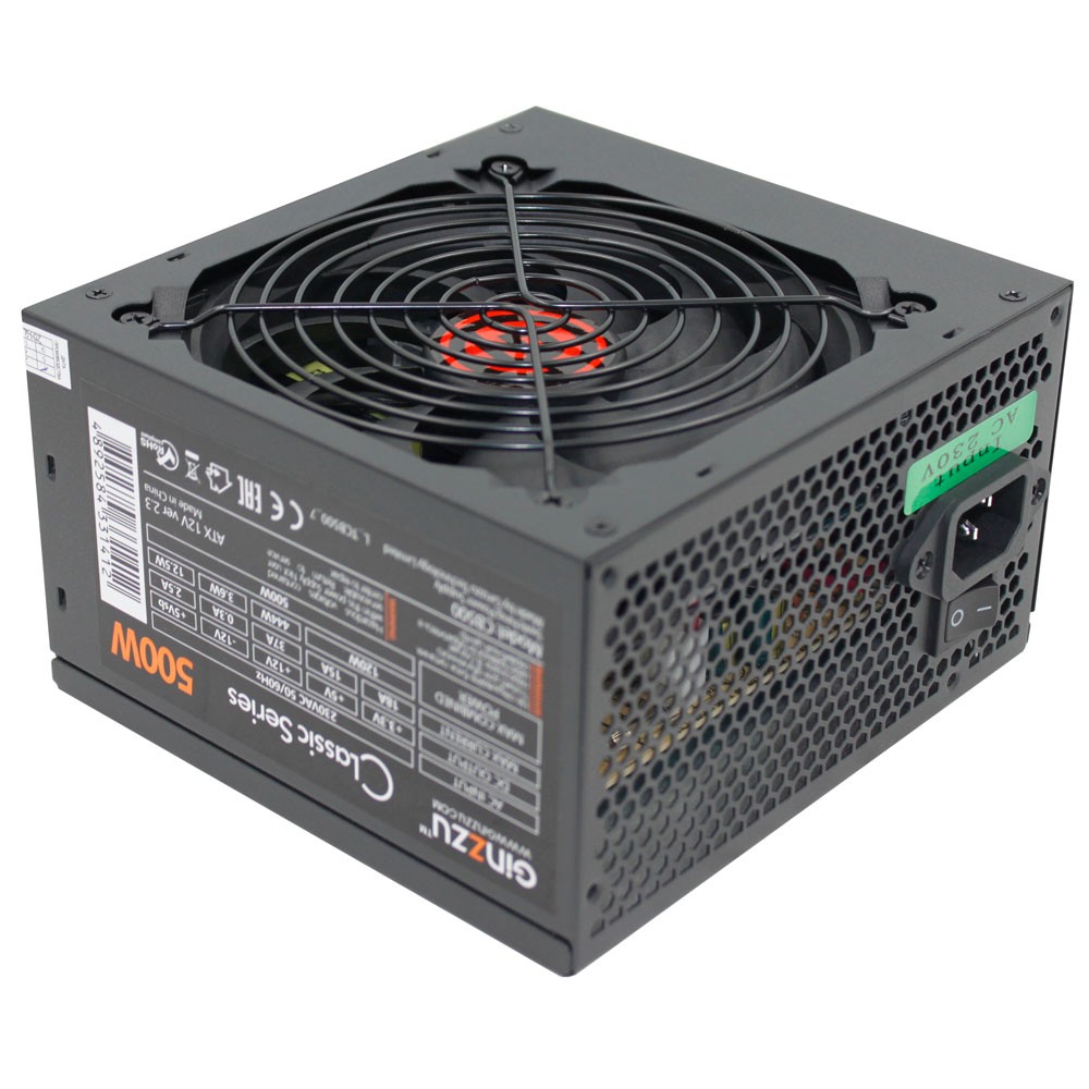 Блок питания 500W GINZZU CB500