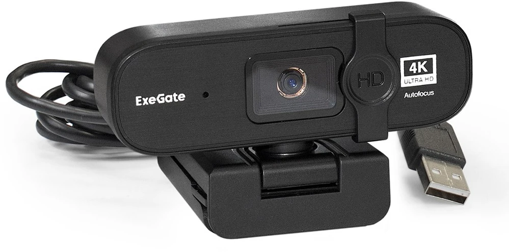 Веб-камера Exegate Stream HD-4000 4K UHD AF T-Tripod (EX287383RUS)