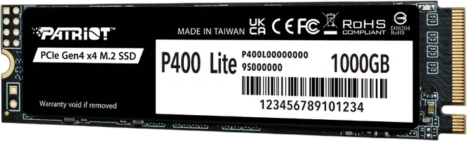 Жесткий диск SSD 1Tb Patriot P400 Lite (P400LP1KGM28H)