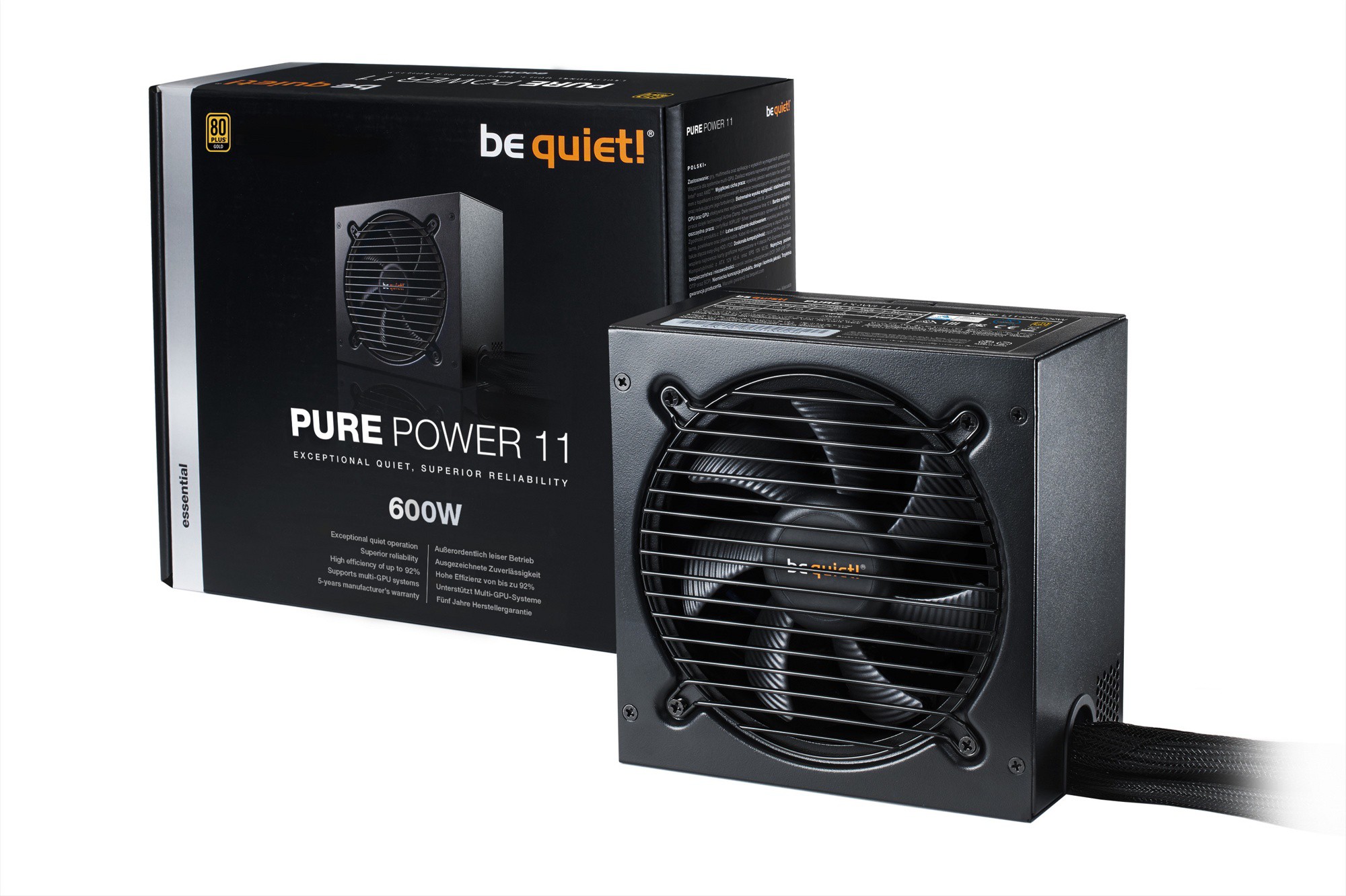 Блок питания 600W be quiet! Pure Power 11 (BN294)