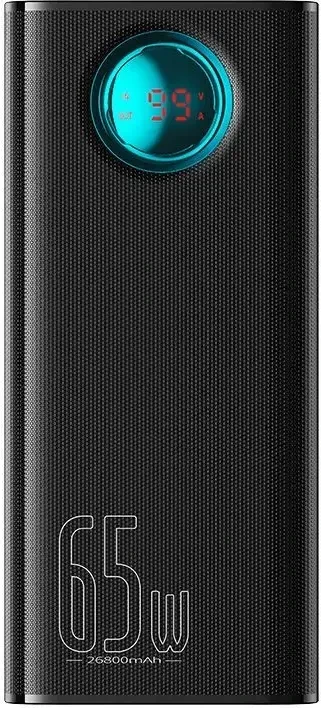Портативное зарядное устройство Baseus Amblight Digital Display Fast Charge Power Bank 65W (черный) (P10022402113-00)