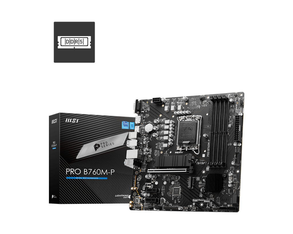 MSI PRO B760M-P — плата LGA1700 с DDR5