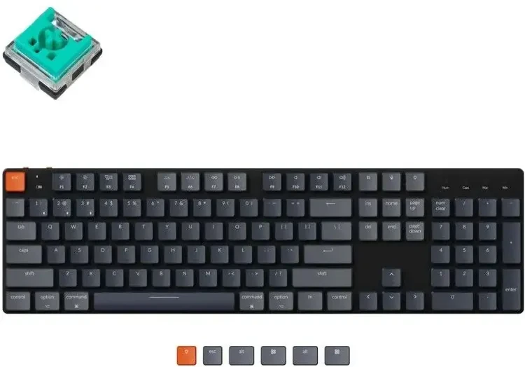 Клавиатура Keychron K5 SE RGB (K5SE-E5-RU) (Low Profile Optical Mint)