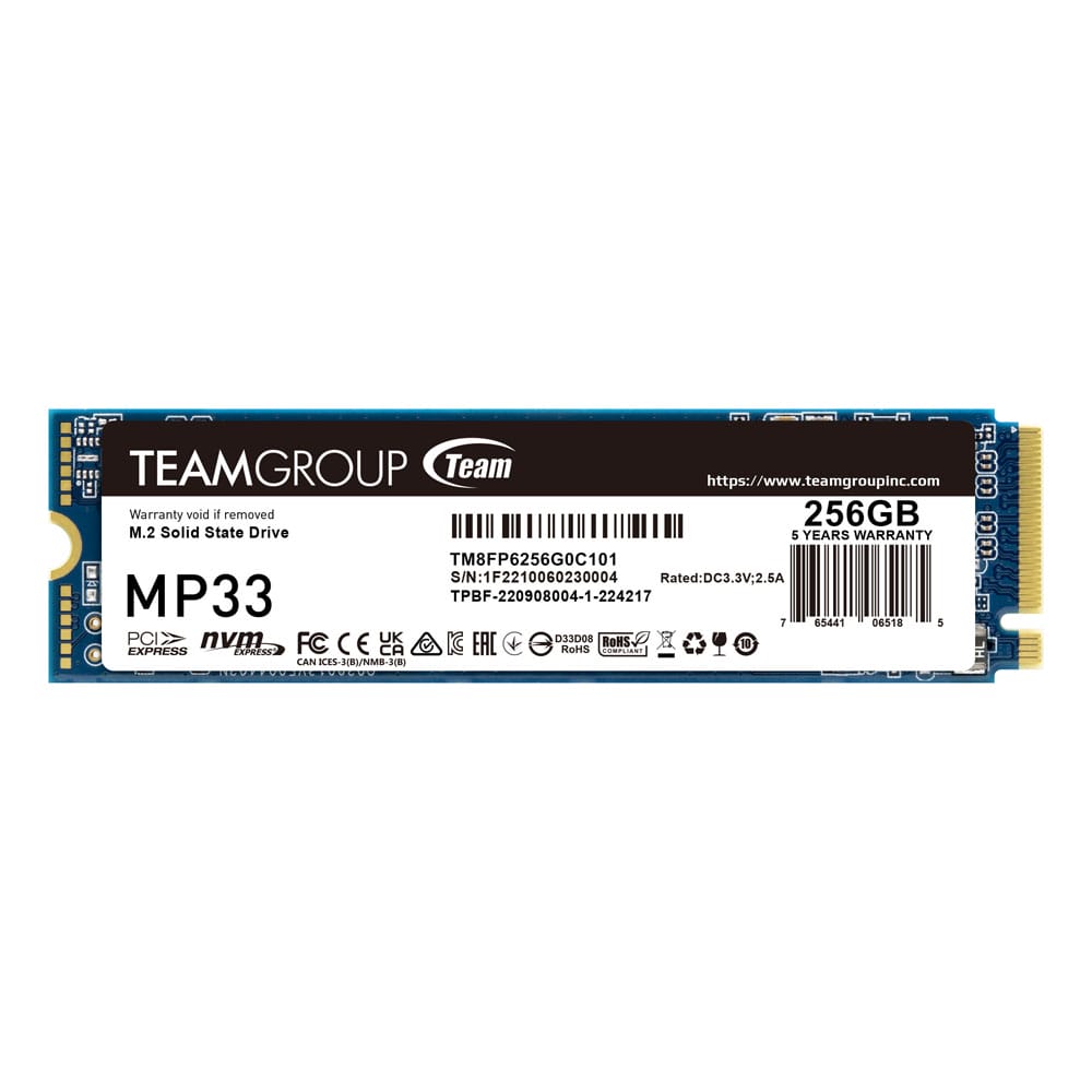 Жесткий диск SSD 256Gb Team MP33 (bulk) (TM8FP6256G0C120)