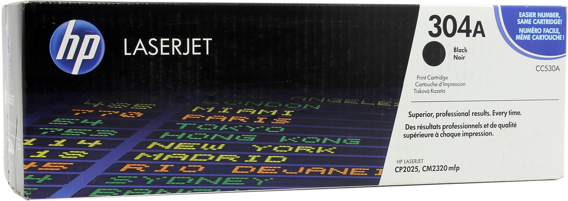 Картридж лазерный HP CC530A (№304А, черный, 3500стр)